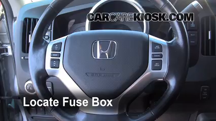 2008 Honda Ridgeline RTL 3.5L V6 Fuse (Interior) Replace